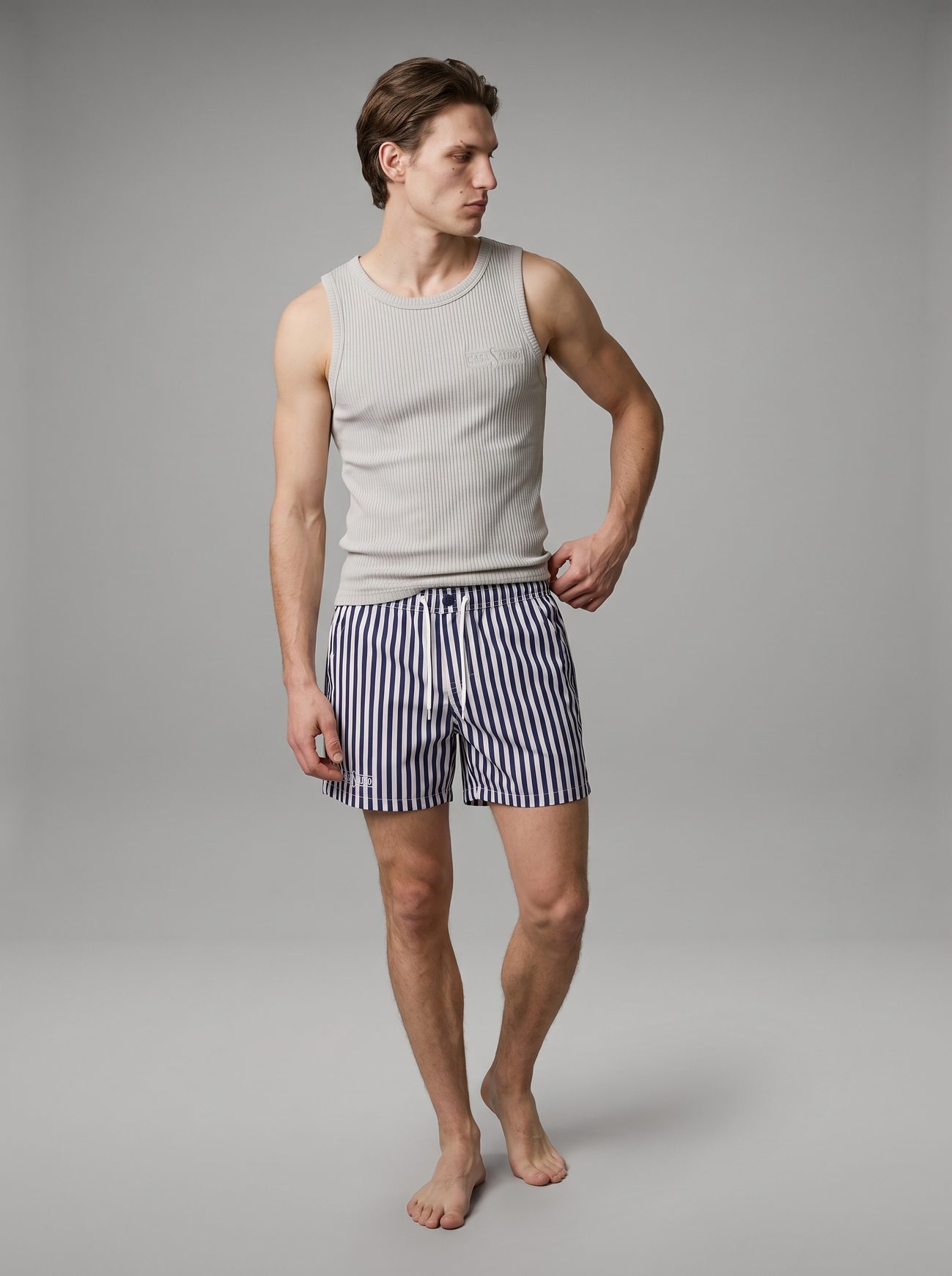 PROCIDA ribbed vest, front